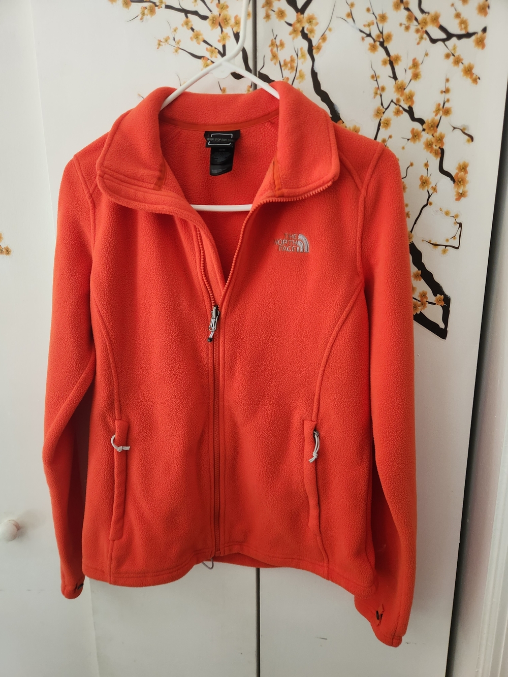 The North Face Women's Orange Fleece Jacket - Full-Zip Cozy Layer